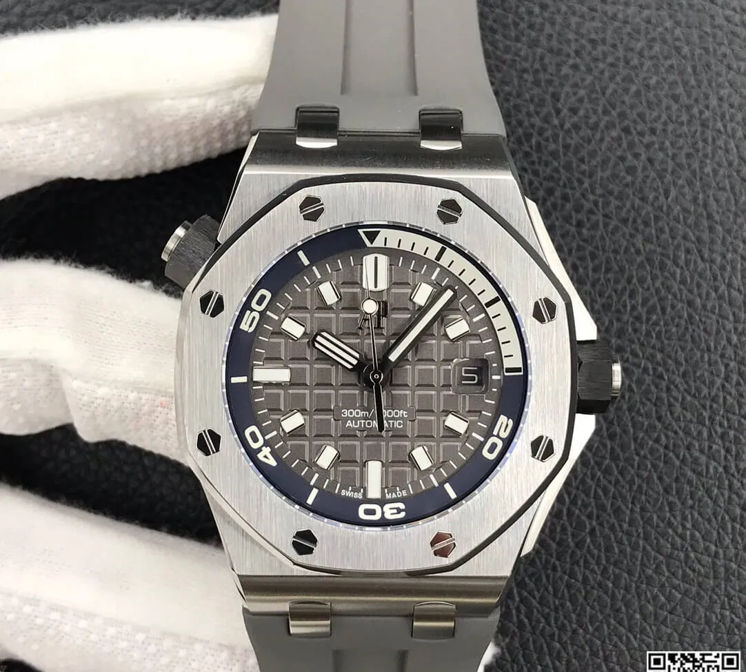 Audemars Piguet Royal Oak Offshore 15720ST.OO.A009CA.01 BF Factory 1:1 Best Edition Replica Watch Rubber Strap